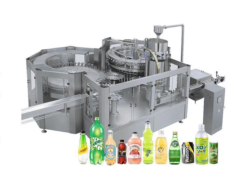 Carbonated beverage filling machine